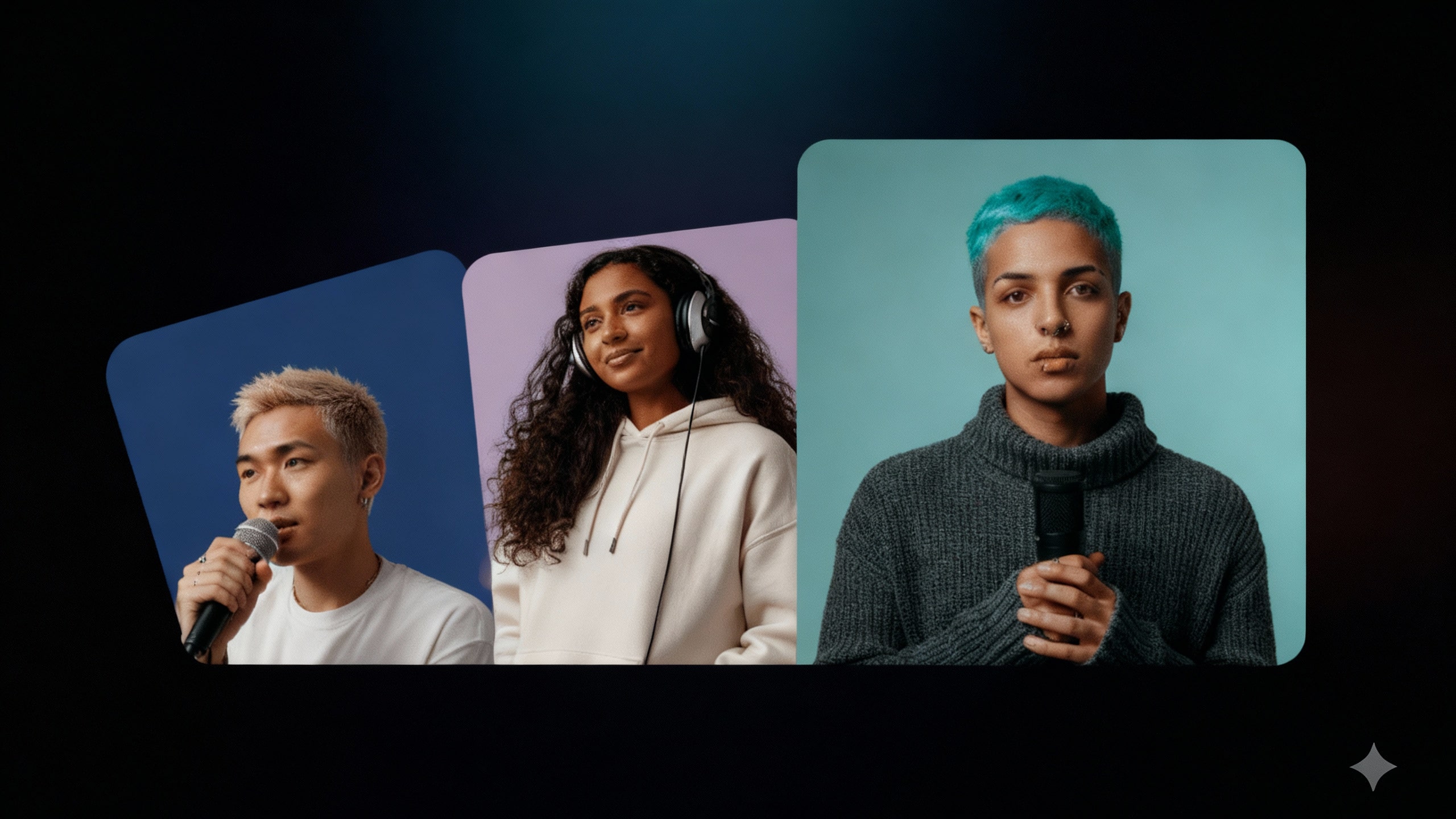 Vocal track morphing through styles.